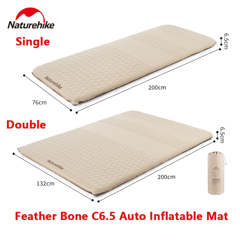 Outdoor Camping Rugs - Naturehike C6.5 Automatic Inflatable Mattress Self-inflating