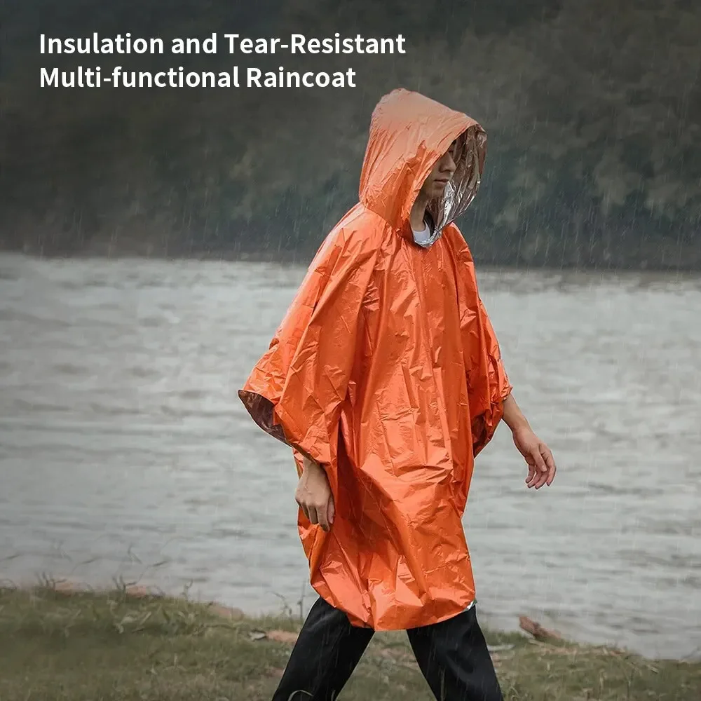 Emergency Raincoat Poncho Wate - đánh giá và giá Camping Rain Poncho
