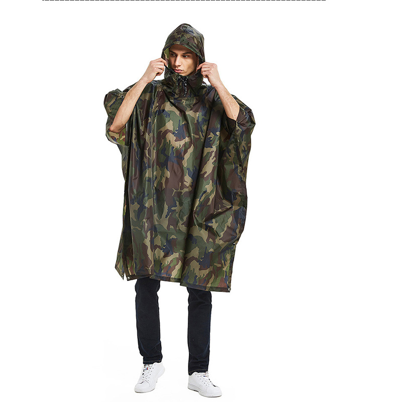 3 in 1 Raincoat Backpack Rain  - đánh giá và giá Camping Rain Poncho