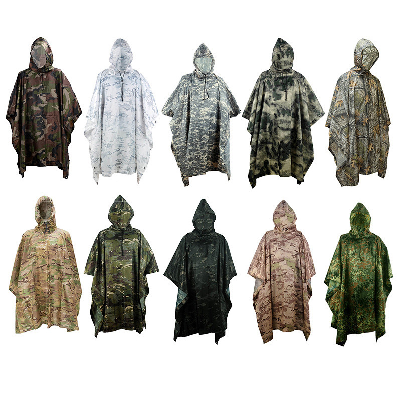 3 in 1 Raincoat Backpack Rain  - đánh giá và giá Camping Rain Poncho