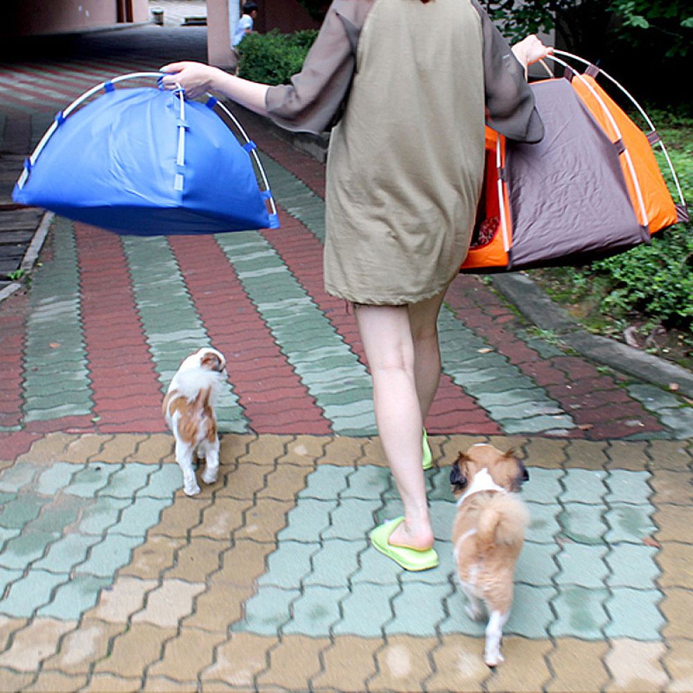 Portable Dog Tent House Outdoo - đánh giá và giá Outdoor Camping Dog Bed