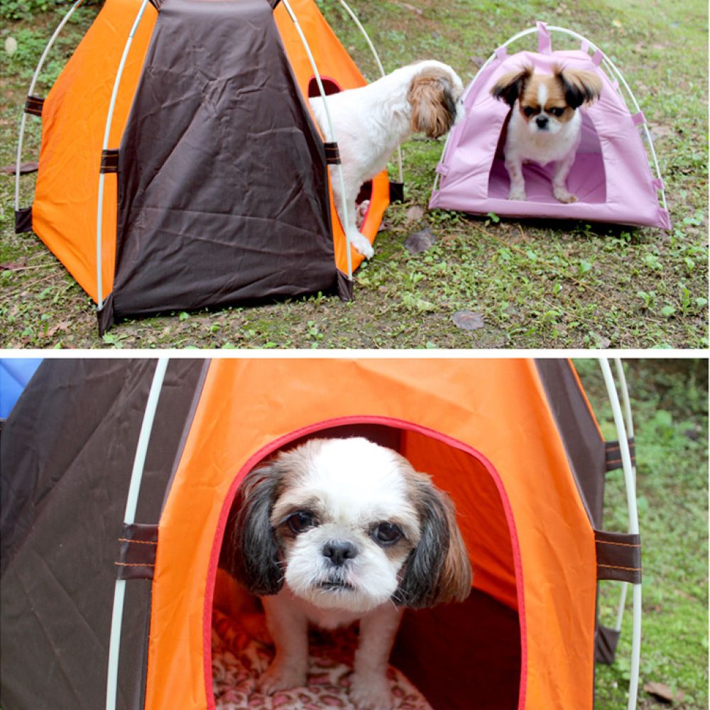 Portable Dog Tent House Outdoo - đánh giá và giá Outdoor Camping Dog Bed
