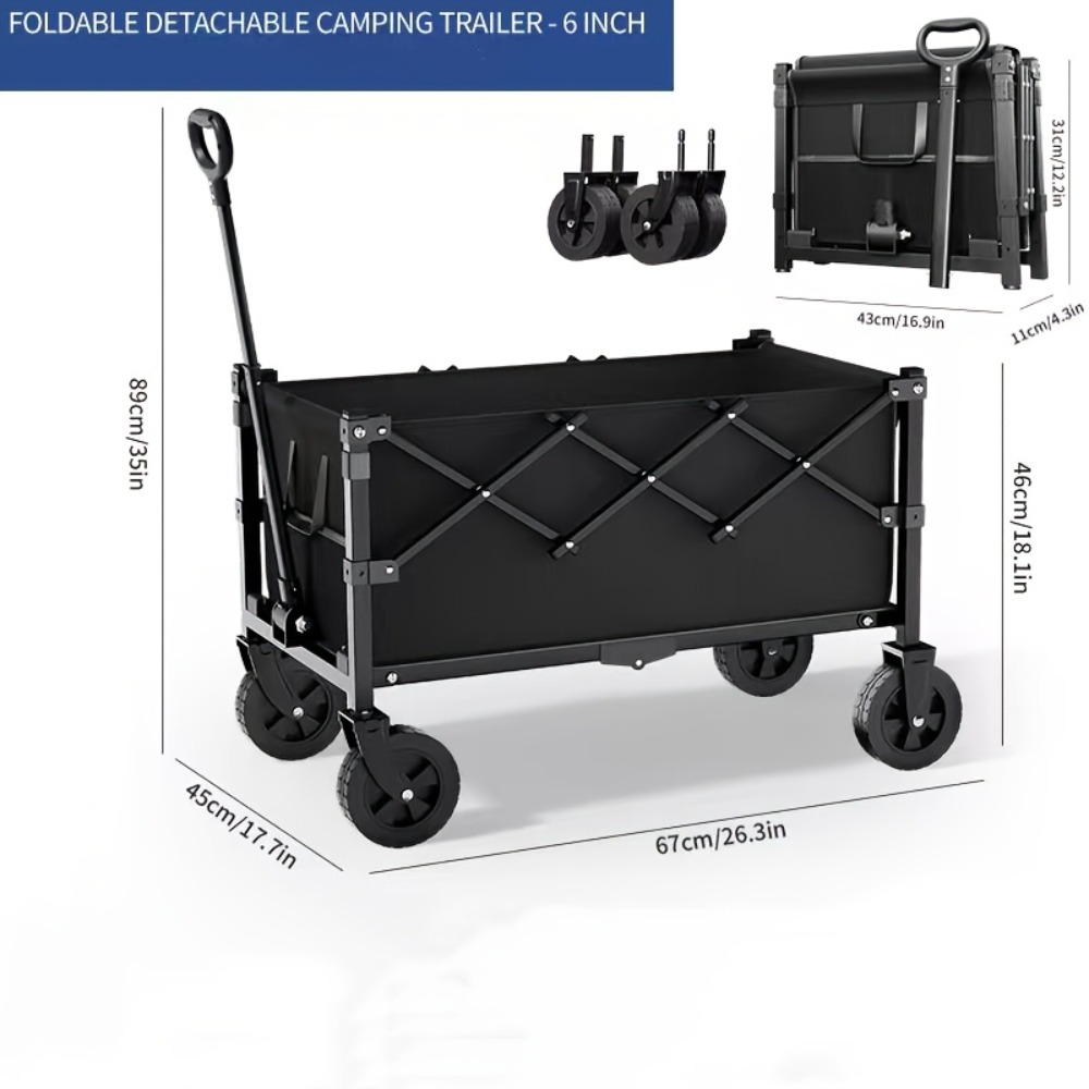 Folding Garden Cart 360 lbs Ca - đánh giá và giá Outdoor Camping Trolley