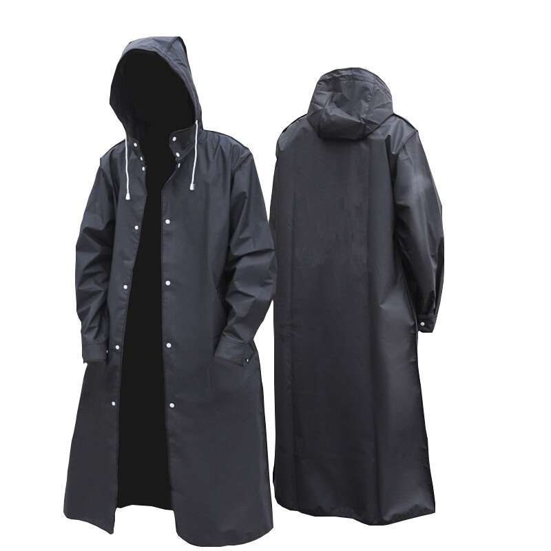 Black Fashion Adult Waterproof - đánh giá và giá Camping Rain Poncho